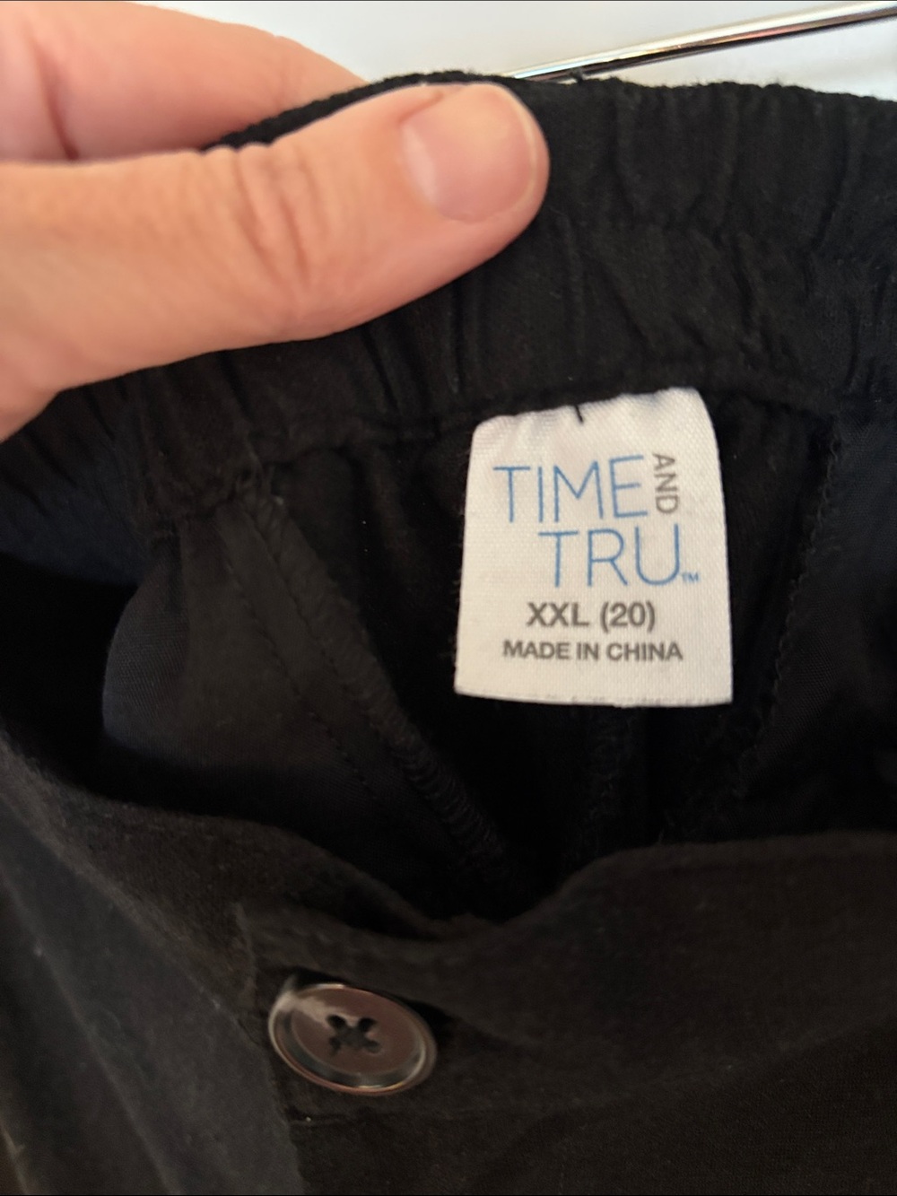 Time and Tru Black Women's Casual Shorts - Picture 2 of 3